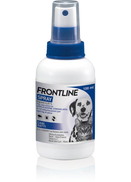FRONTLINE SPRAY*uso topico 1 flacone 100 ml 2,5 mg/ml