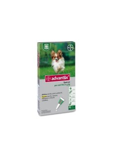 ADVANTIX SPOT ON*soluz 4 pipette 0,4 ml 40 mg + 200 mg canifino a 4 Kg