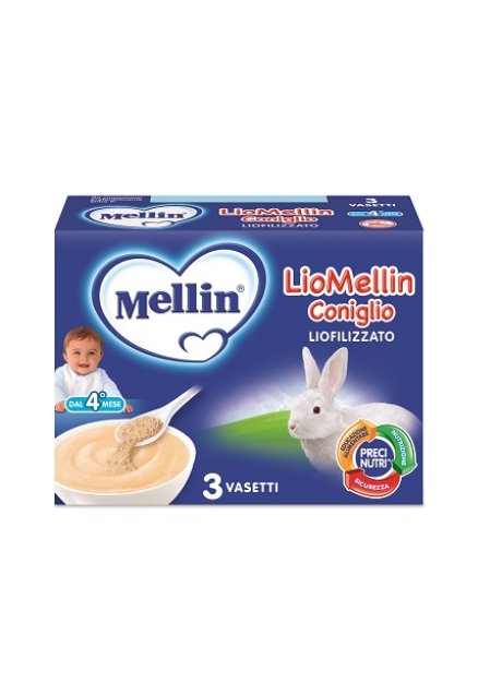 LIOMELLIN CONIGLIO LIOFILIZZATO 10 G 3 PEZZI