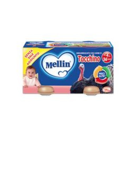 MELLIN OMOGENEIZZATO TACCHINO 80 G 2 PEZZI