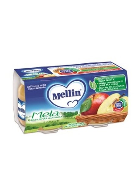 MELLIN OMOGENEIZZATO MELA 100 G 2 PEZZI