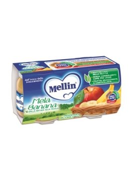 MELLIN OMOGENEIZZATO MELA BANANA 100 G 2 PEZZI