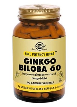 GINKGO BILOBA 60 60 CAPSULE VEGETALI