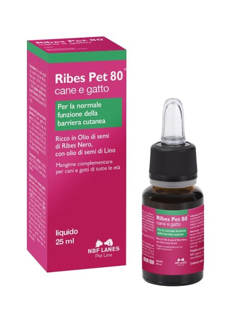 RIBES PET 80 GOCCE OLIO 25 ML CON CONTAGOCCE