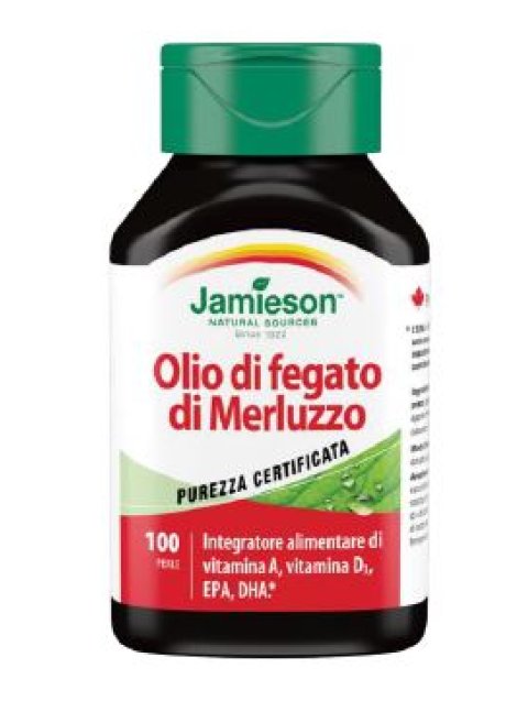 OLIO DI FEGATO DI MERLUZZO 100CP