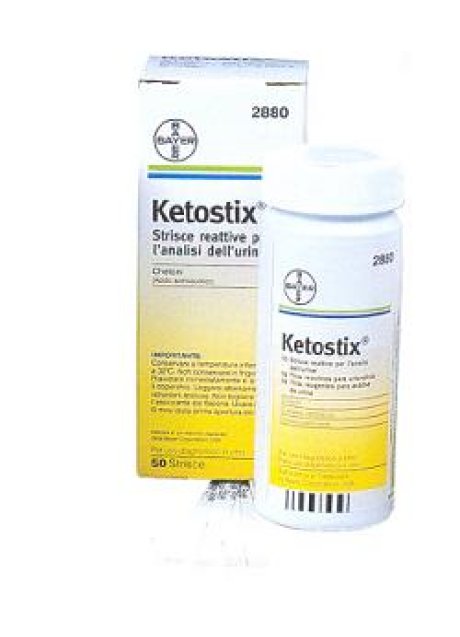 STRISCE MISURAZIONE CHETONURIA KETOSTIX 50 PEZZI