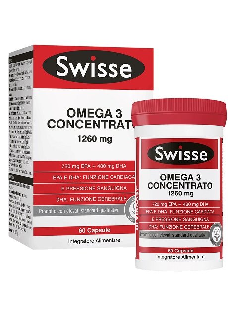 SWISSE OMEGA 3 CONCENTRATO 60 CAPSULE