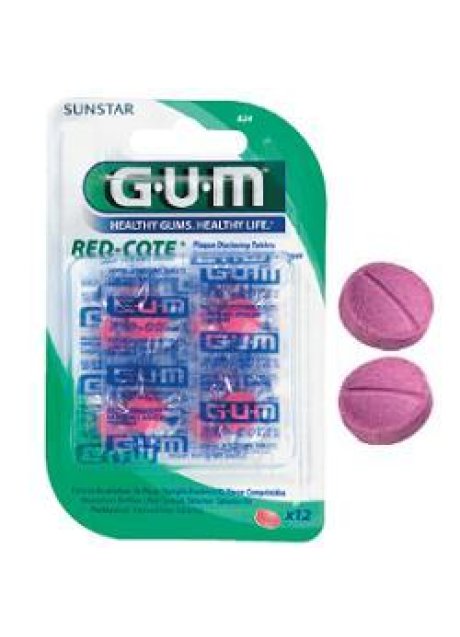 GUM RED-COTE RIV PLACCA 12 PASTIGLIE