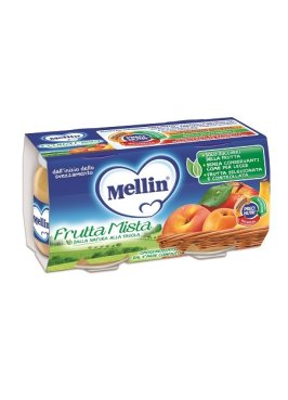 MELLIN OMOGENEIZZATO FRUTTA MISTA 100 G 2 PEZZI