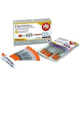 SIRINGA PER INSULINA 0,5 ML 100 UI AGO 29 GAUGE 12 MM 30 PEZZI