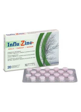 INFLUZINC GOLA 20CPR OROSOL