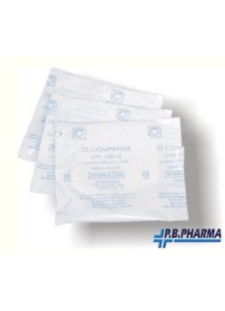 GARZA STER 10X10CM 25PZ PBPHARMA