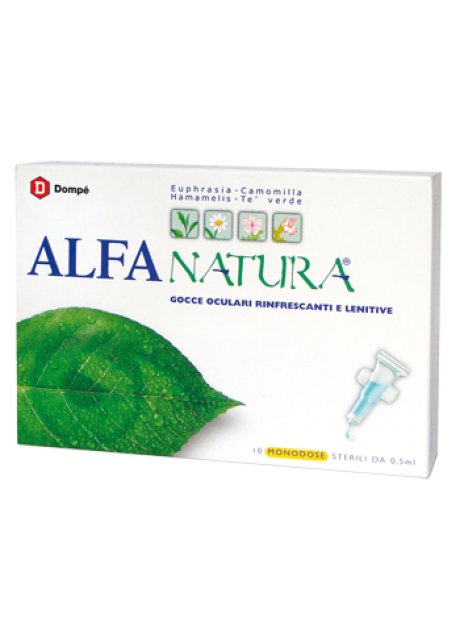 ALFA NATURA GOCCE OCULARI 10 FLACONCINI MONODOSE 0,5 ML