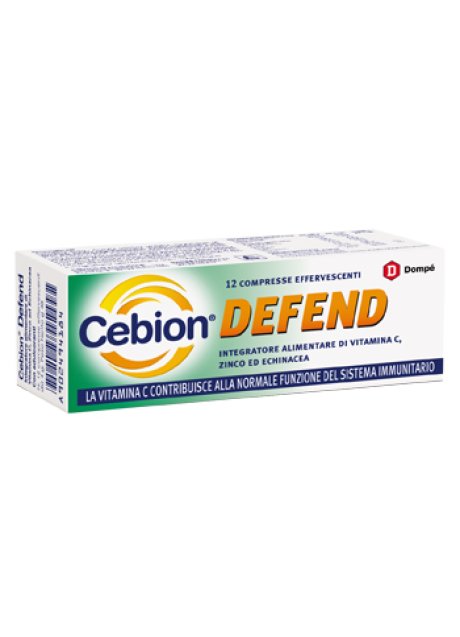 CEBION DEFEND 12 COMPRESSE EFFERVESCENTI