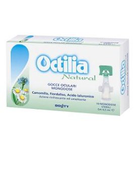 OCTILIA NATURAL GOCCE OCCHI IRRITATI E ARROSSATI 10 FLACONCINI MONODOSE 0,5 ML