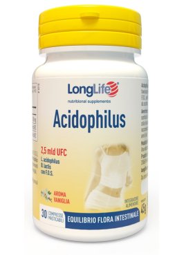 LONGLIFE ACIDOPHILUS 30 COMPRESSE MASTICABILI