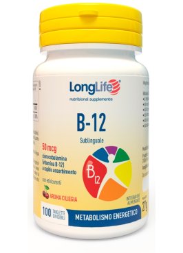 LONGLIFE B12 50MCG SUBLINGUALE 100 TAVOLETTE