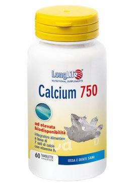 LONGLIFE CALCIUM 750 MG 60 TAVOLETTE