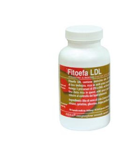 FITOEFA LDL OLIO DI SEMI DI LINO BIOLOGIORGANIC FLAX OIL 90CAPSULE