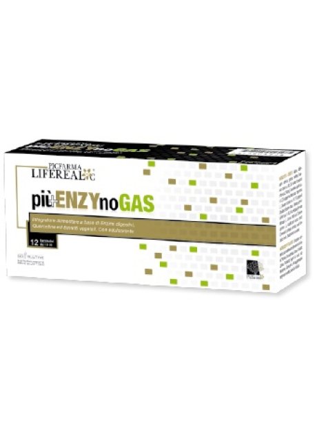 PICFARMALIFEREAL C PIU' ENZYNOGAS 12 FLACONCINI 10 ML