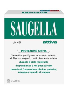 SAUGELLA ATTIVA SALVIETTINE DETERGENTI 10 BUSTINE