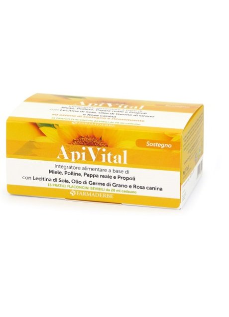 APIVITAL 15 FLACONCINI DA 20 ML 300 ML