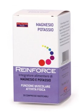 REINFORCE MAGNESIO + POTASSIO 30 COMPRESSE MASTICABILI