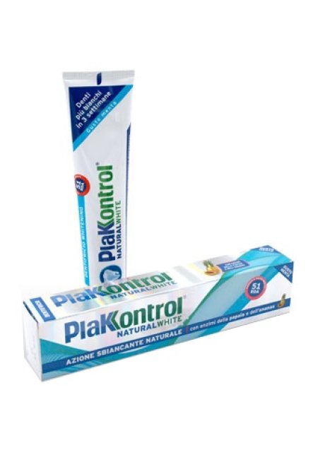 PLAKKONTROL NATURAL WHITE 100G