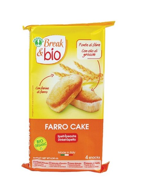 B&B FARRO CAKE NATURALE 4X45G