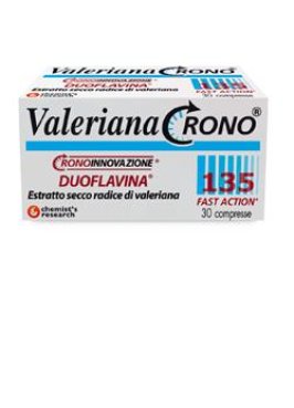 VALERIANA CRONO 135 CON DUOFLAVINA FAST ACTION 30 COMPRESSE