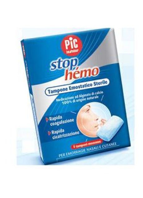 TAMPONE EMOSTATICO STERILE STOP HEMO 5BUSTE