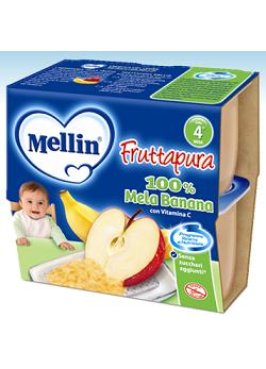 MELLIN FRUTTA PURA ME/BA4X100G