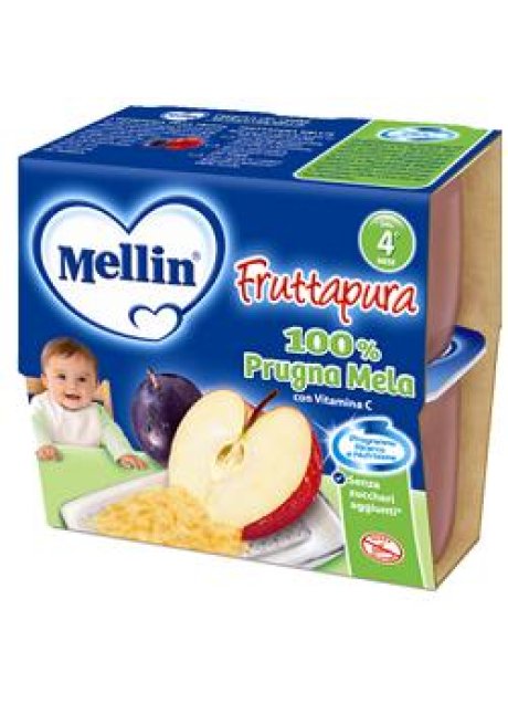 MELLIN FRUTTA PURA PR/ME4X100G