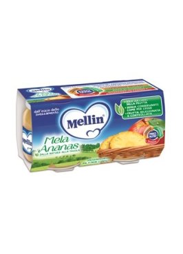 MELLIN OMOGENEIZZATO MELA ANANAS 100 G 2 PEZZI