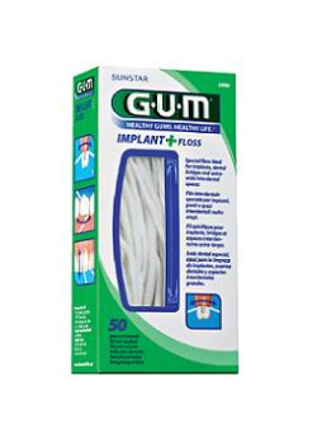 GUM IMPLANT+FLOSS FILO 50PZ