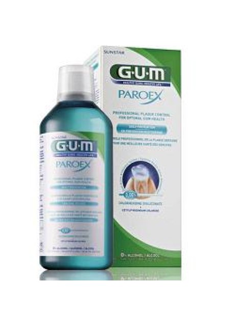 GUM PAROEX 0.06 CHX COLLUT 500