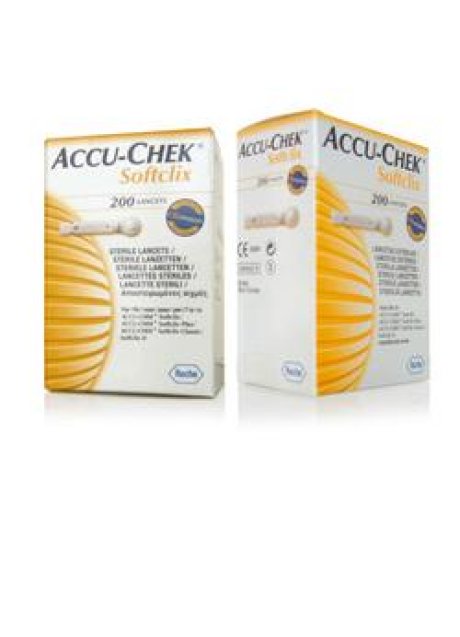 LANCETTE PUNGIDITO ACCU-CHEK SOFTCLIX 200 PEZZI