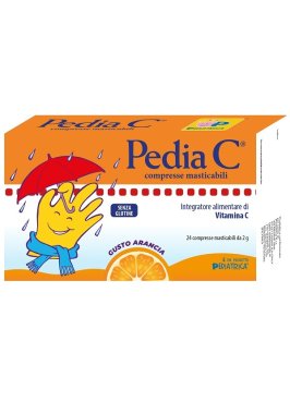 PEDIA C ARANCIA 24 COMPRESSE MASTICABILI