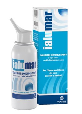 SOLUZIONE ISOTONICA SPRAY DI ACQUA DI MARE ACIDO IALURONICOSALE SODICO PER IGIENE NASO ADULTI E BAMBINI 100ML