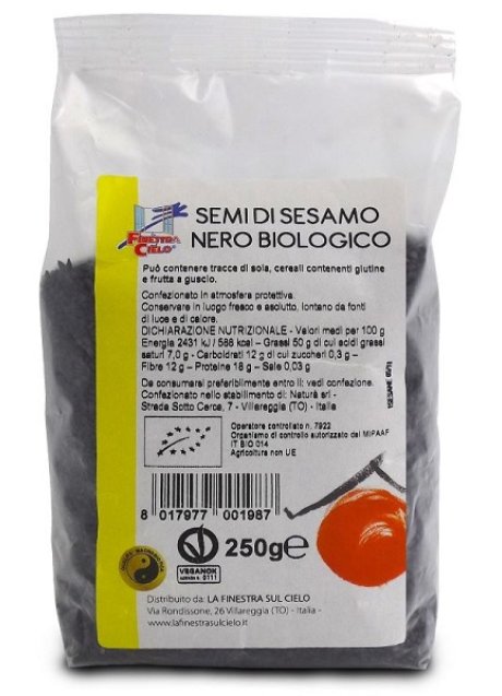 SESAMO NERO 250G FINESTRA