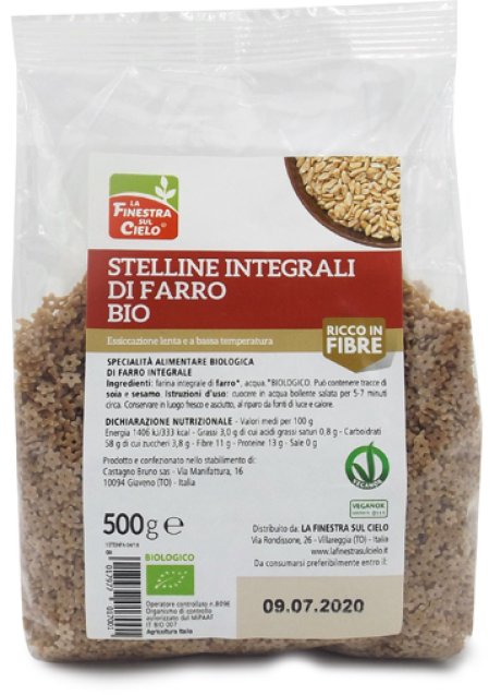 STELLINE INTEGRALI DI FARRO BIO 500 G