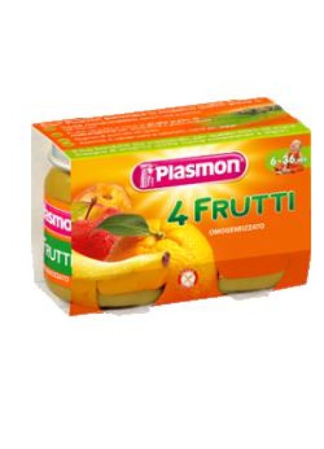 PLASMON OMO 4FRUTTI 2X104G