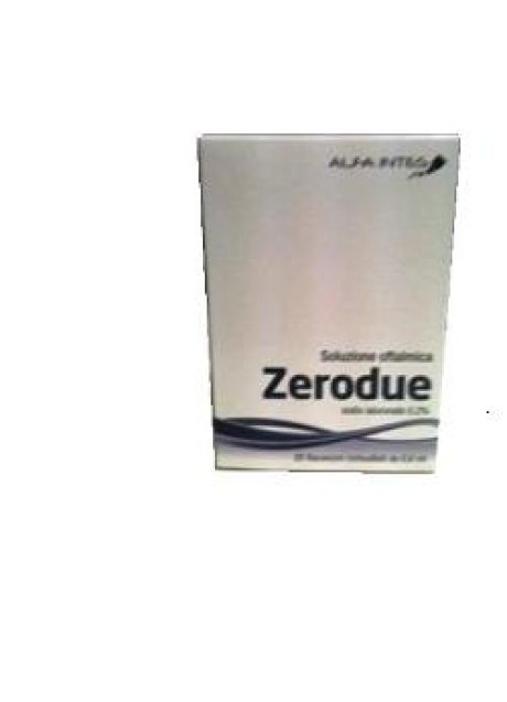 ZERODUE SOLUZIONE OFTALMICA 20 FLACONCINI MONODOSE 0,6 ML