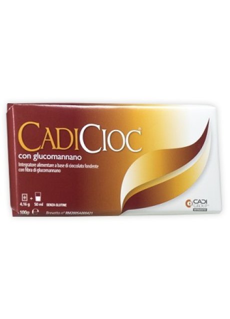 CADICIOC TAVOLETTA FONDENTE CON GLUCOMANNANO 100 G