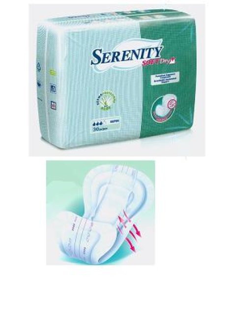 PANNOLONE PER INCONTINENZA A MUTANDINA SERENITY SOFTDRY+ ALOE MAXI MEDIUM 15 PEZZI