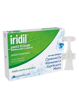 GOCCE OCULARI IRIDIL 10 AMPOLLE MONODOSE RICHIUDIBILI 0,5 ML