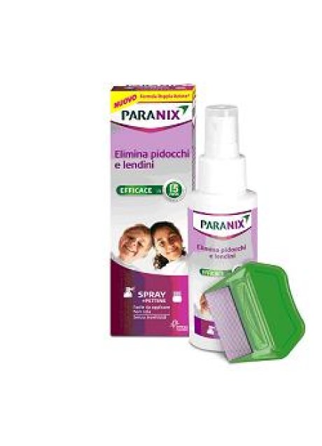 SPRAY PARANIX TRATTAMENTO ANTIPEDICULOSI 100 ML + PETTINE