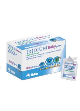 GARZA OCULARE MEDICATA IRIDIUM BABY 28 PEZZI