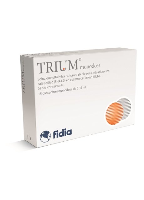 TRIUM MONODOSE GOCCE OCULARI 15 FLACONCINI