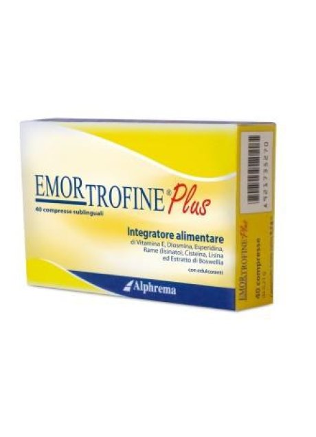 EMORTROFINE PLUS 40 COMPRESSE SUBLINGUALI